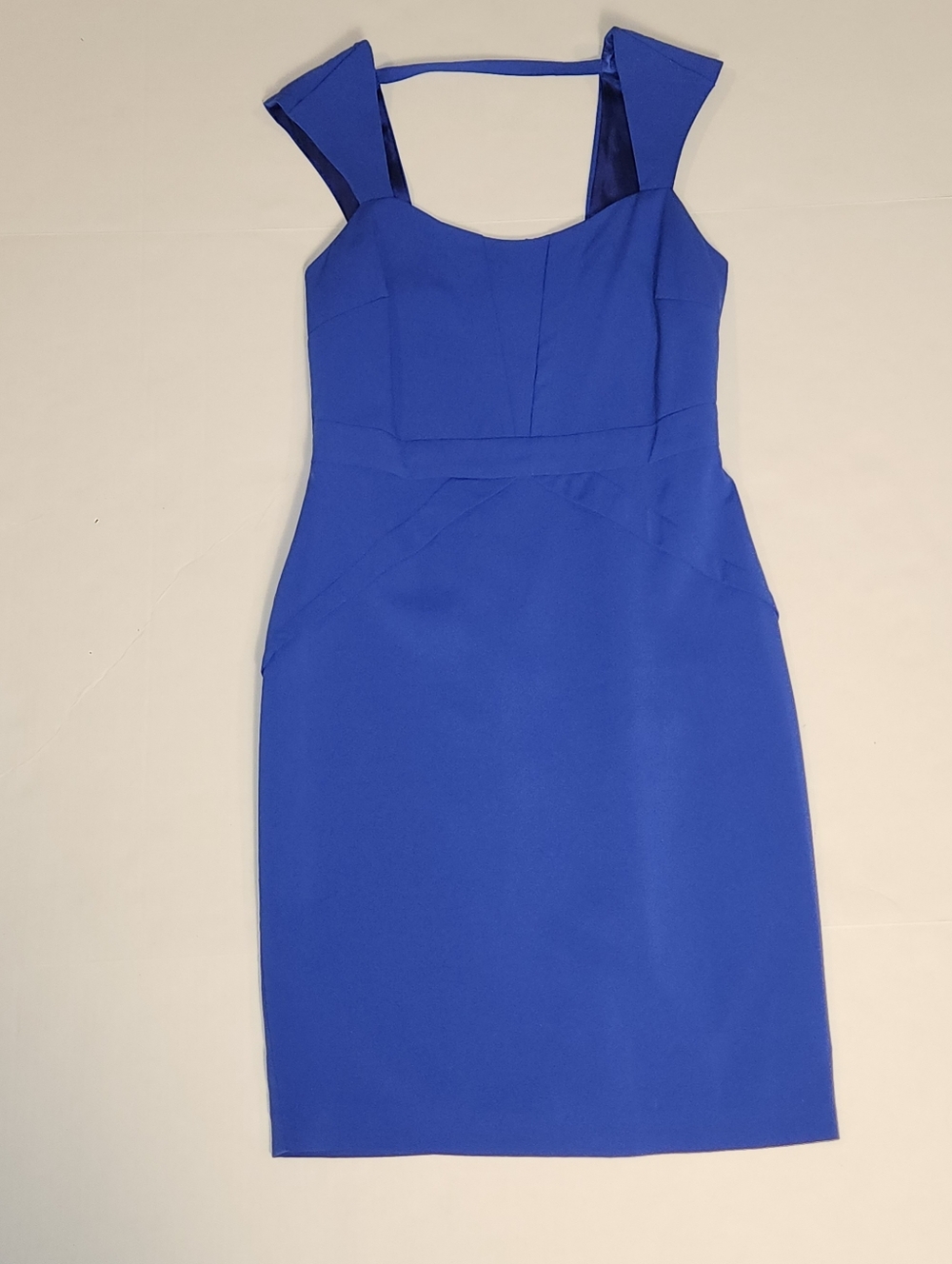 Forever 21 Royal Sapphire Blue Sheath Bodycon Dress Small S EUC